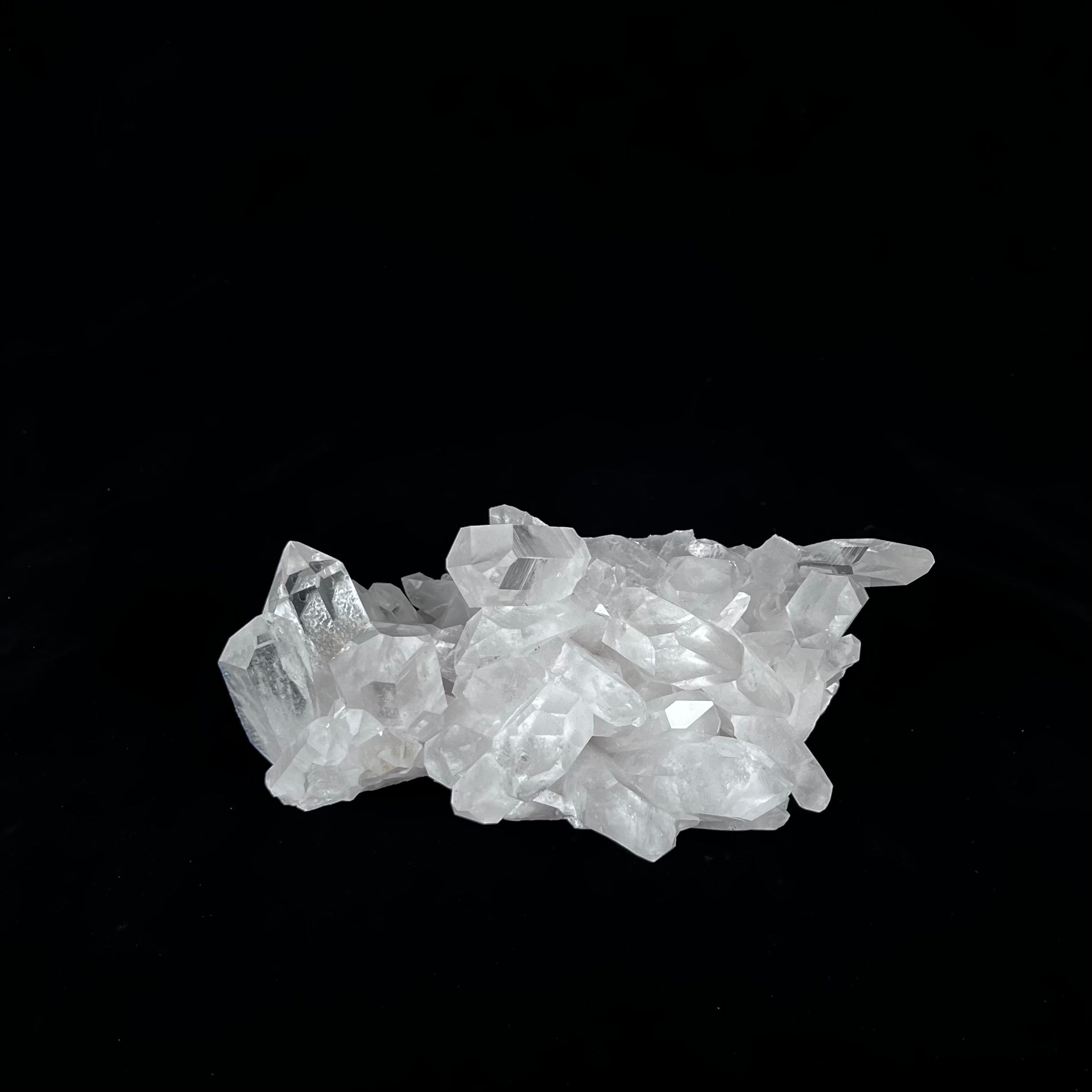 Arkansas Crystal Quartz Cluster – Natural Clear Crystal 1lb 11oz, 2 1/2" Tall