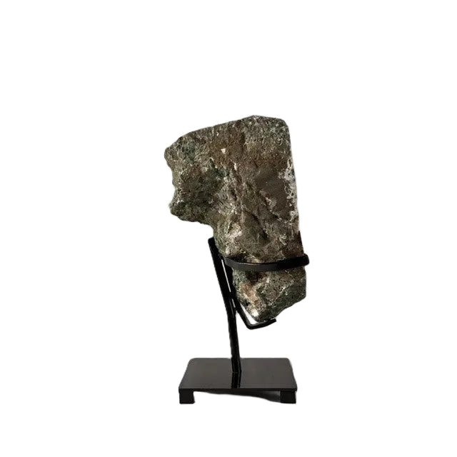 Brazilian Dark Purple Amethyst Geode on Black Stand 19lbs 3oz, 14" Tall