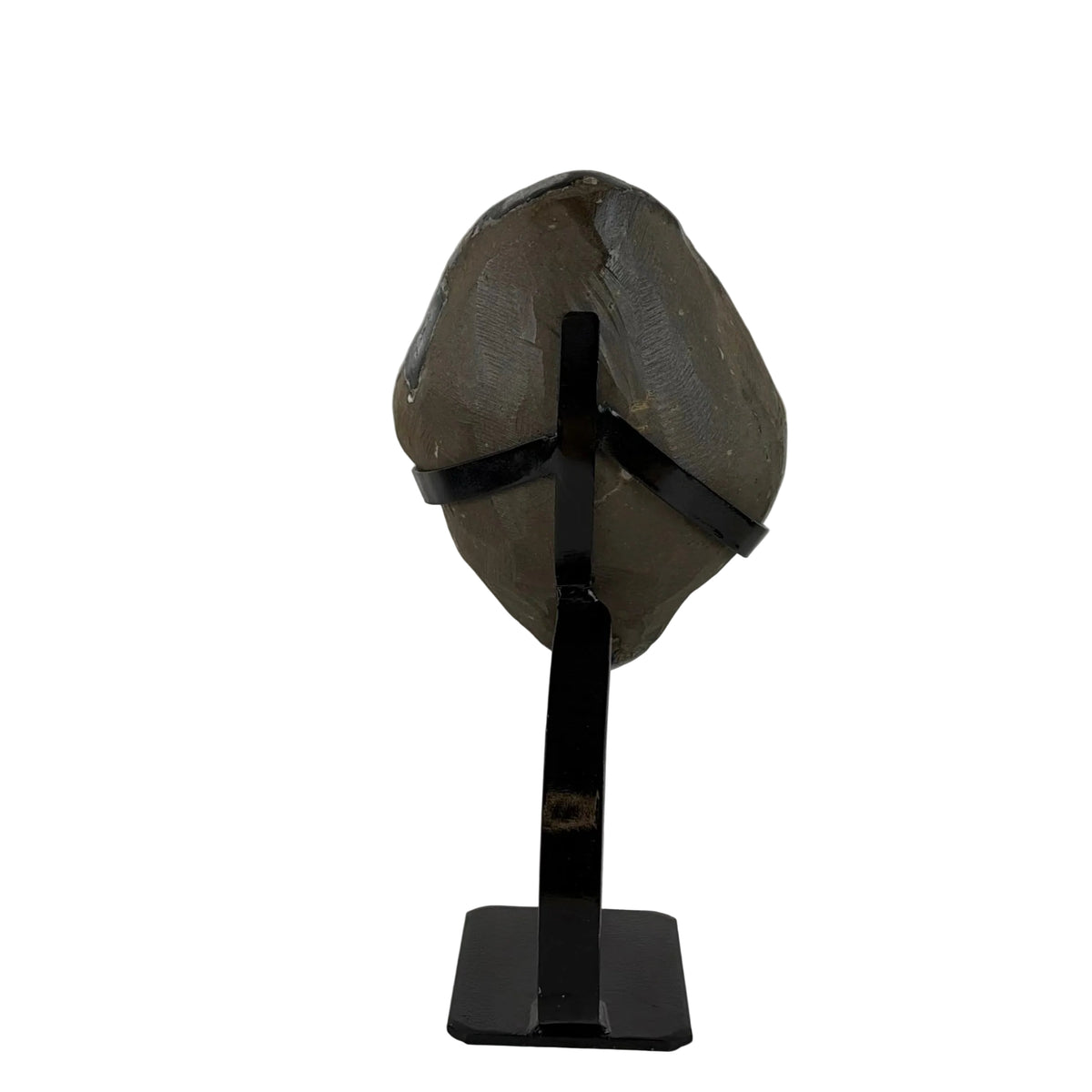 Uruguayan Amethyst Geode on Black Stand 11lbs, 14 5/16" Tall