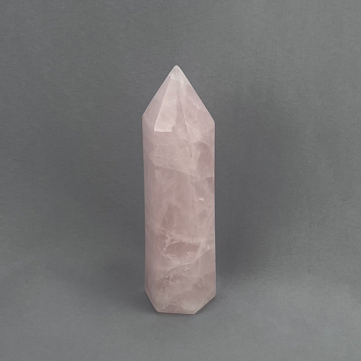 Brazilian Rose Quartz Obelisk 7 3/16" | 1lb 10oz Natural Medium Pink Rose Quartz | Crystal Life Vibrations Brazilian Rose Quartz Obelisk 7 3/16" | 1lb 10oz Natural Medium Pink Rose Quartz | Crystal Life Vibrations